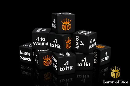 Baron of Dice: Battleshock & Counter - D6 (10) RRP$55