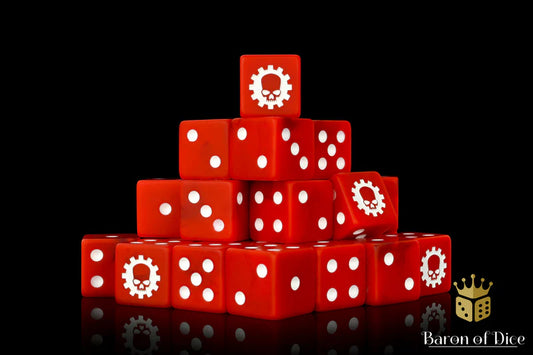Baron of Dice: Martian Red - D6 (25) RRP$89.99