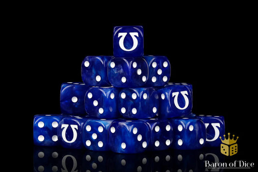 Baron of Dice: Omega, White - D6 (25) RRP$89.99