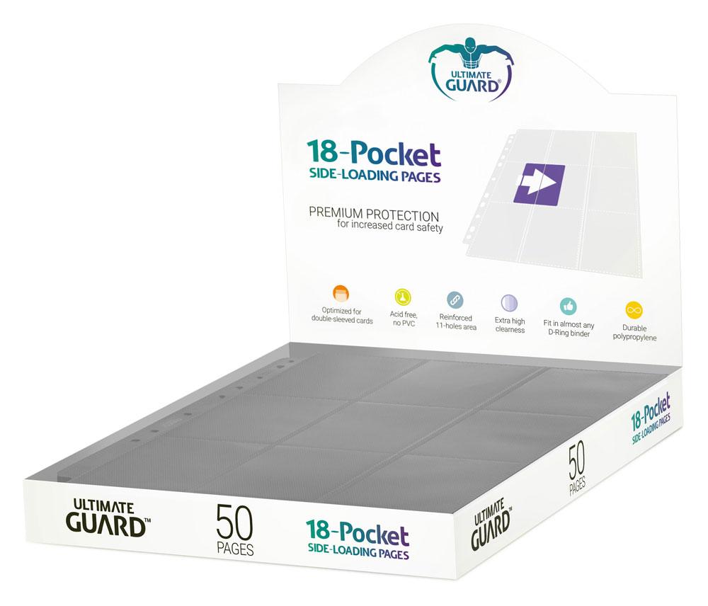 Ultimate Guard Side-Loading Pages - 18-Pocket Pages (50) RRP$55.00