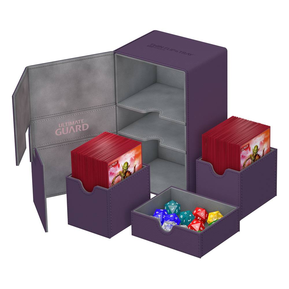 Ultimate Guard Twin Flip'n'Tray Xenoskin™ Deck case 160+ RRP$65 -