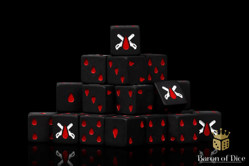 Baron of Dice: Chain Blades - D6 (25) RRP$89.99