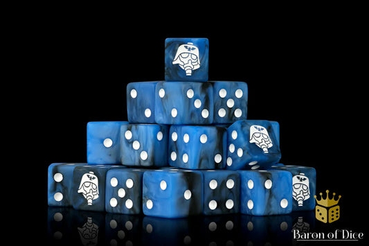 Baron of Dice: Kloned Corps, Helmet - D6 (25) RRP$89.99