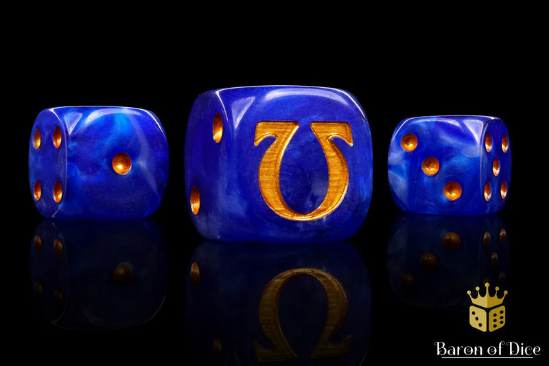 Baron of Dice: Omega, Gold - D6 (25) RRP$89.99
