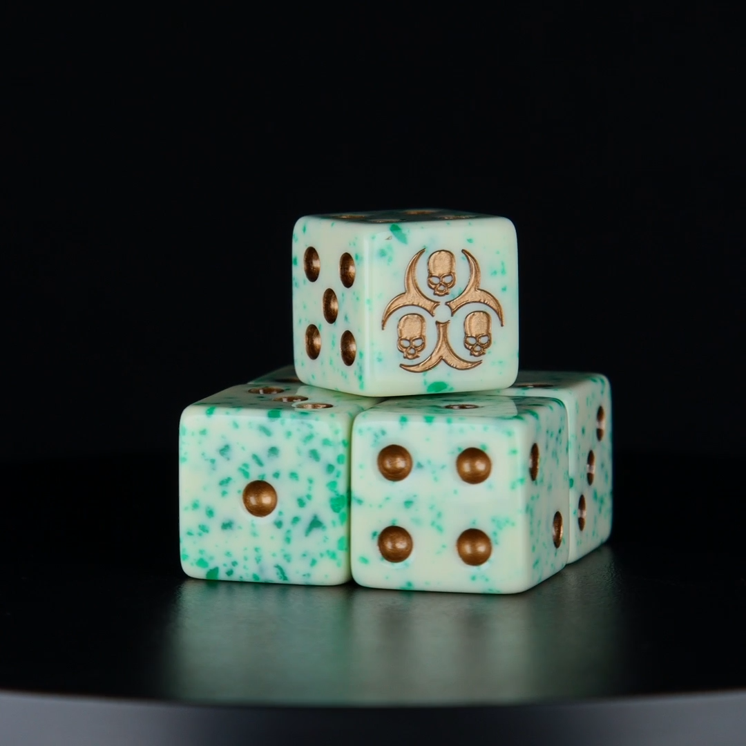 Baron of Dice: Pestilence - D6 (25) RRP$89.99