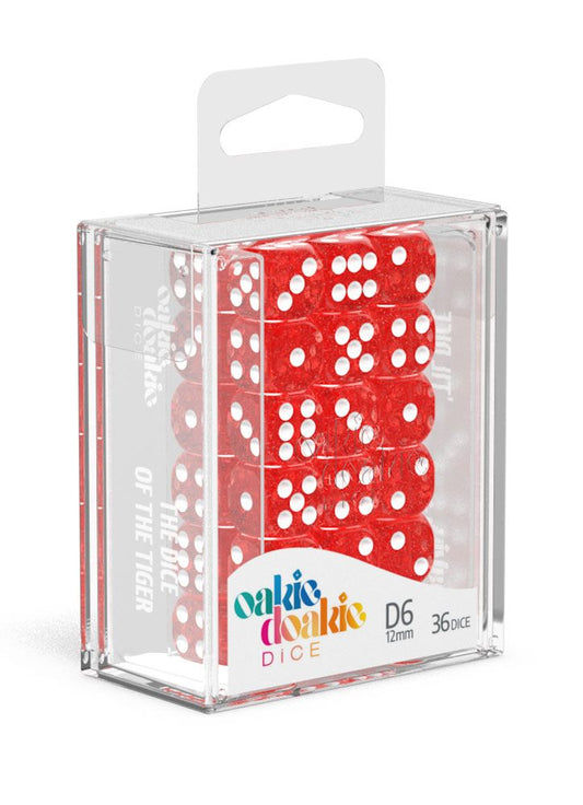 Oakie Doakie Dice - Speckled D6 12mm (36) RRP$14.99