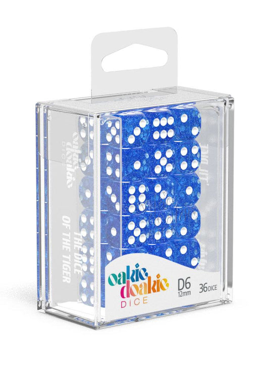Oakie Doakie Dice - Speckled D6 12mm (36) RRP$14.99