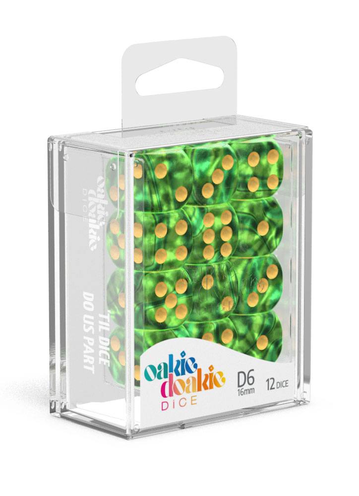 Oakie Doakie Dice - Gemidice D6 16mm (12) RRP$19.99